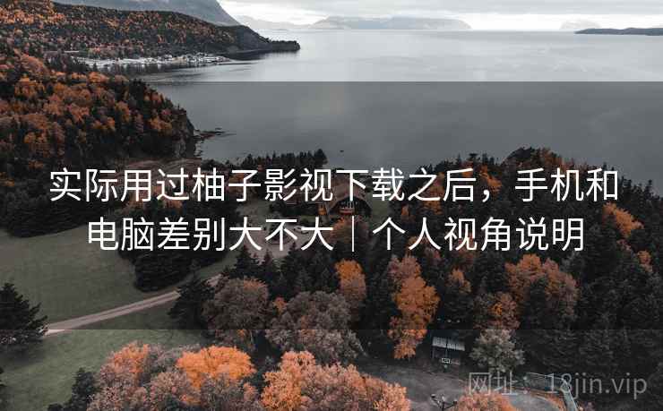 实际用过柚子影视下载之后,手机和电脑差别大不大|个人视角说明 第2张 实际用过柚子影视下载之后,手机和电脑差别大不大|个人视角说明 第2张